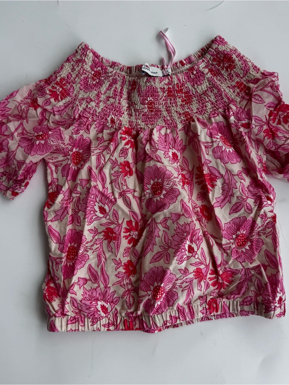 Vineyard Vines Pink Floral Blouse